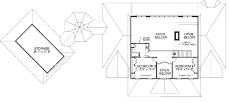 House Plan House Plan #1170 Drawing 2