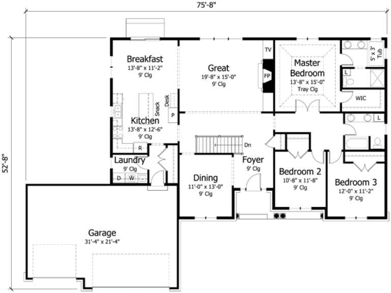 House Plan House Plan #11745 Drawing 2