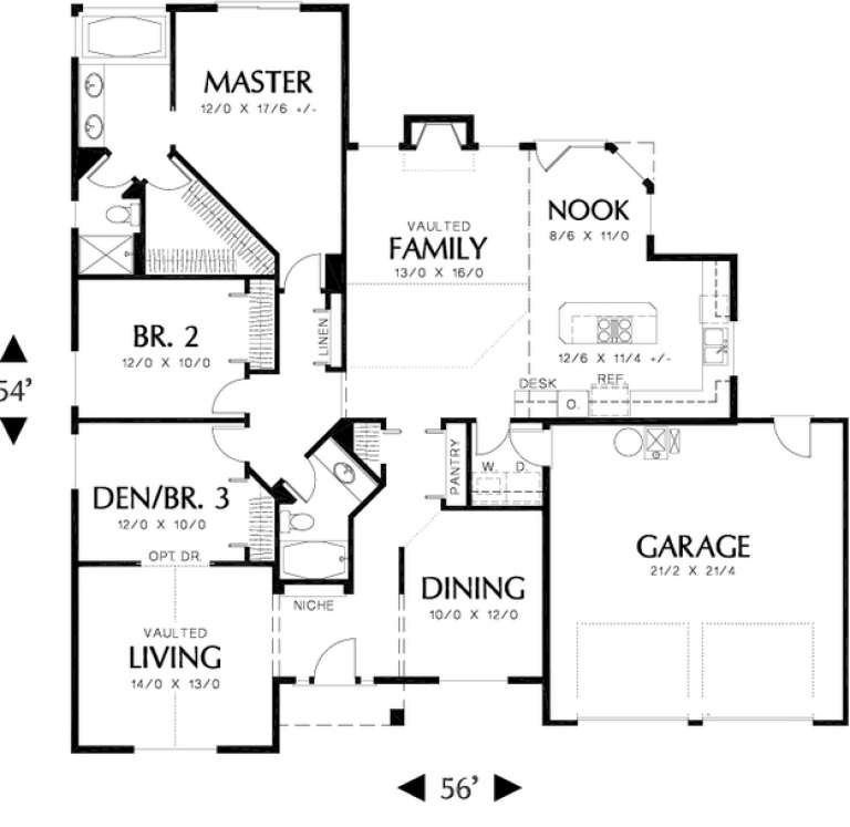 House Plan House Plan #11832 Drawing 1