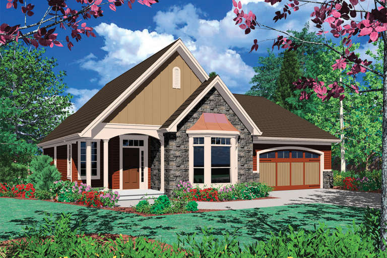 House Plan House Plan #11855 Front Elevation 
