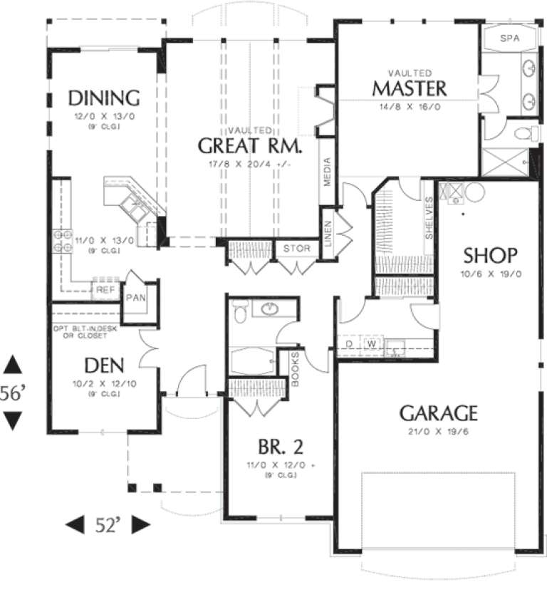 House Plan House Plan #11866 Drawing 1