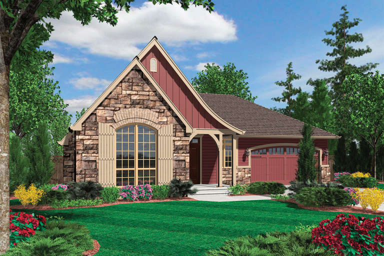 House Plan House Plan #11872 Front Elevation 