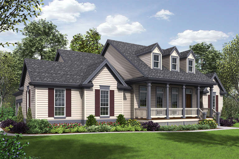 House Plan House Plan #11913 Front Elevation 
