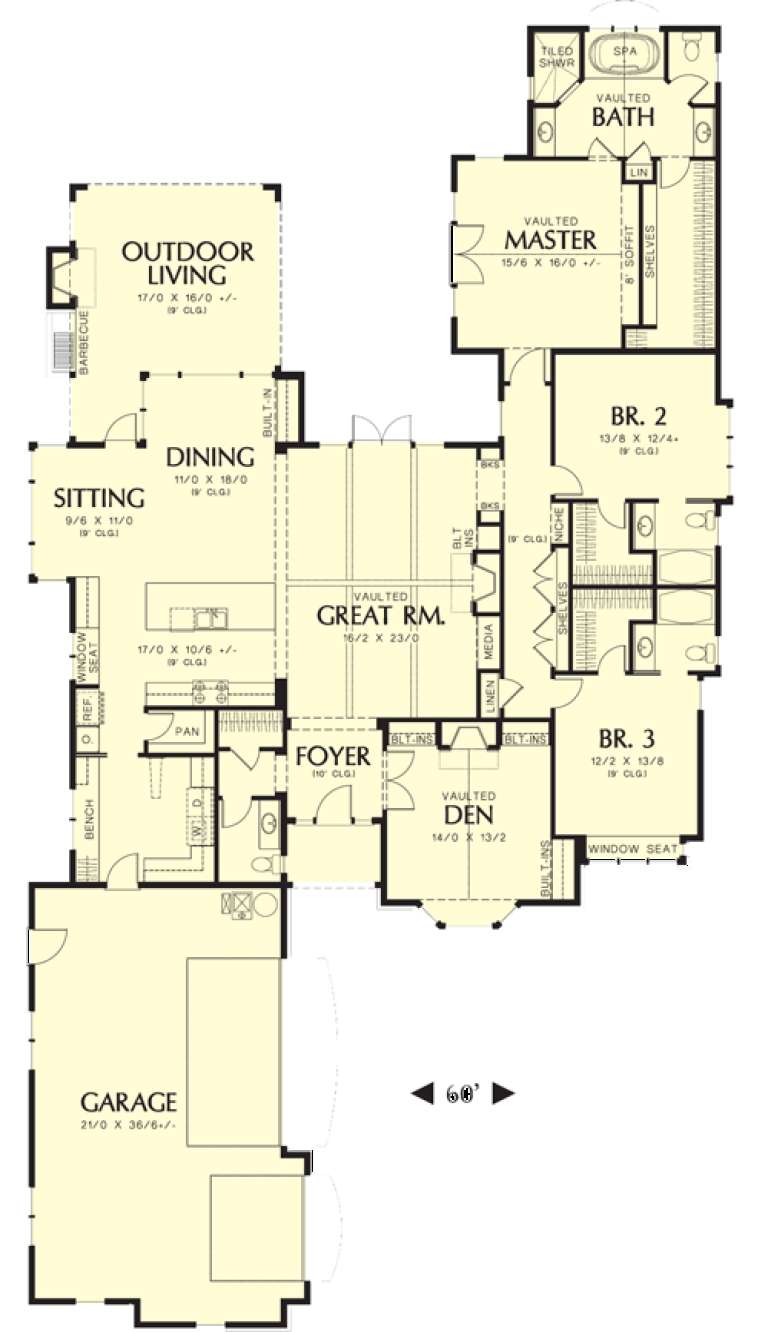 House Plan House Plan #11920 Drawing 1