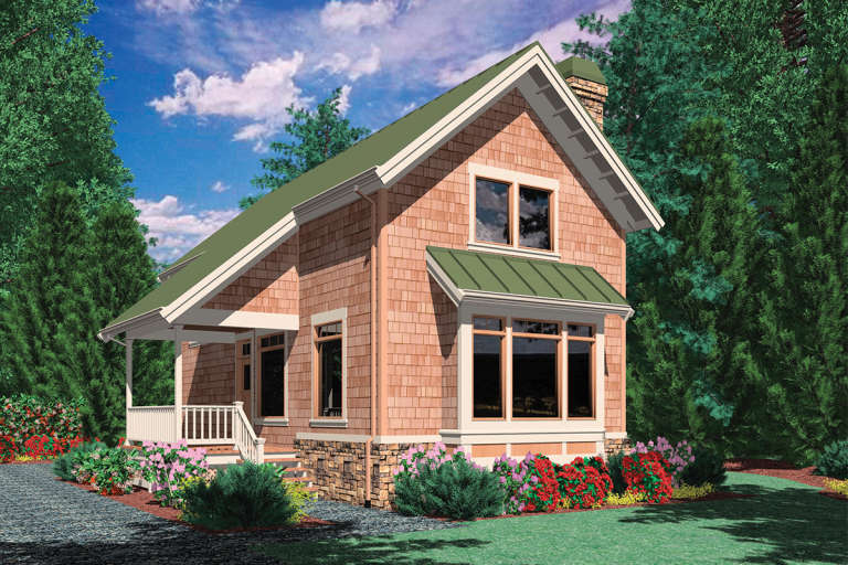 House Plan House Plan #12001 Front Elevation 