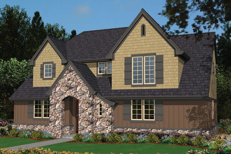 House Plan House Plan #12008 Front Elevation 
