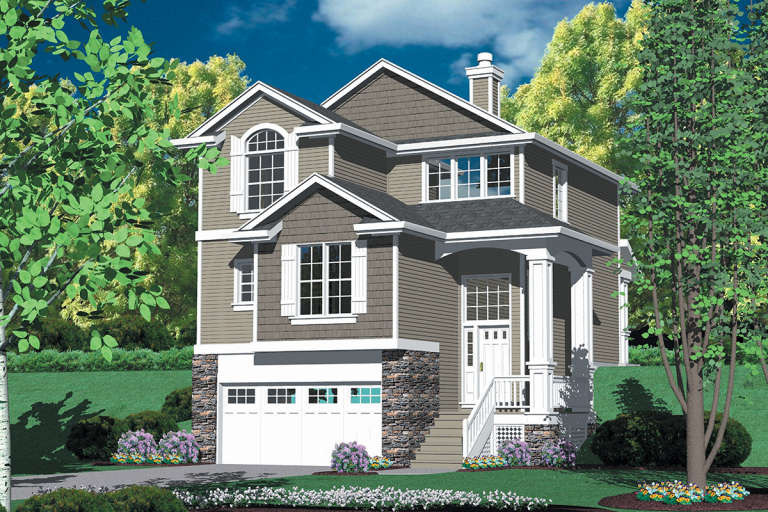 House Plan House Plan #12059 Front Elevation 