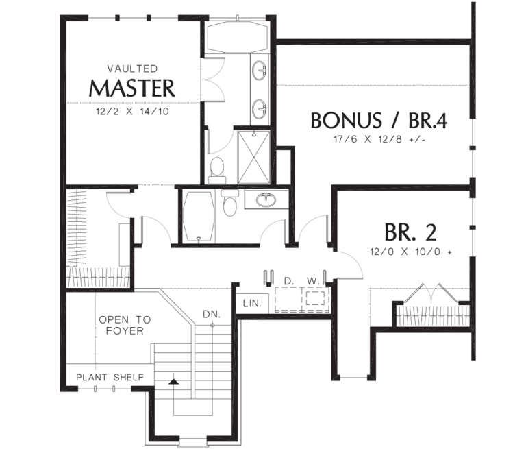 Country Plan: 1,698 Square Feet, 4 Bedrooms, 3 Bathrooms - 2559-00285