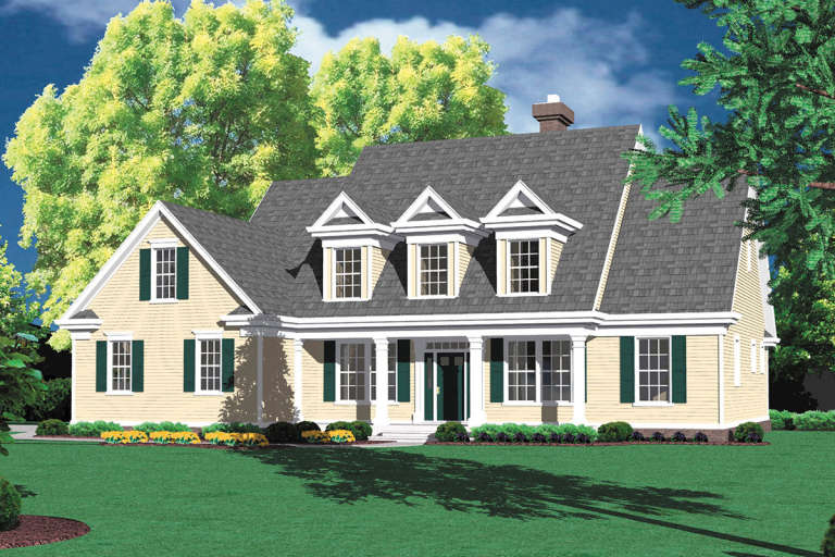 House Plan House Plan #12097 Front Elevation 