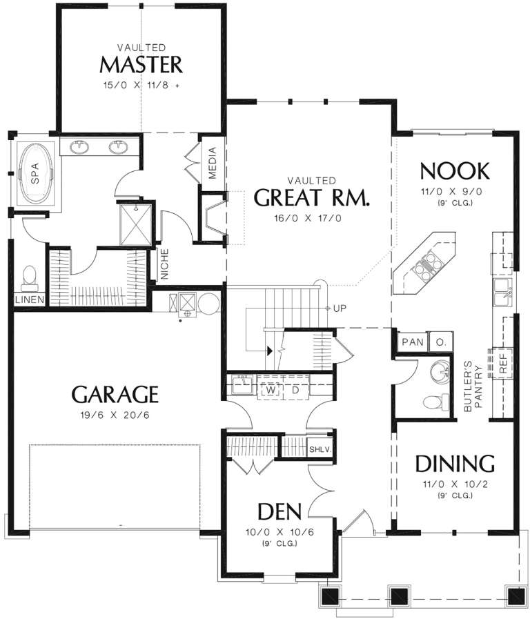 House Plan House Plan #12148 Drawing 1