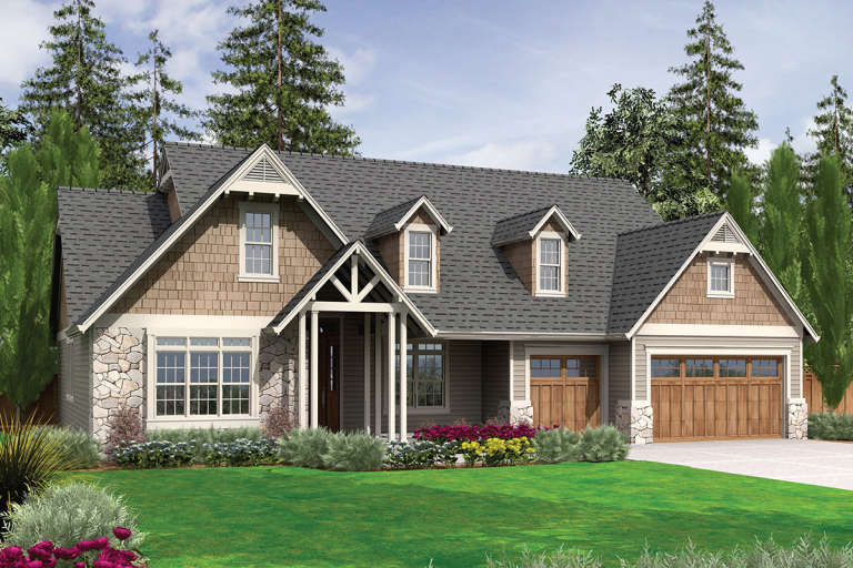 House Plan House Plan #12164 Front Elevation 