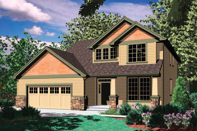 House Plan House Plan #12195 Front Elevation 