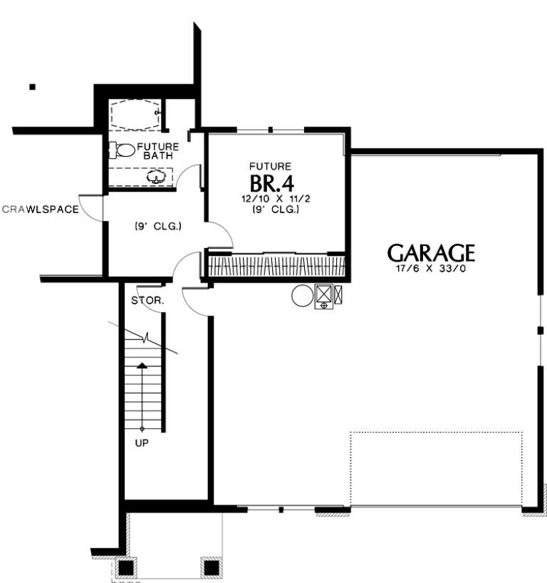 Craftsman Plan: 2,525 Square Feet, 3 Bedrooms, 2.5 Bathrooms - 2559-00424