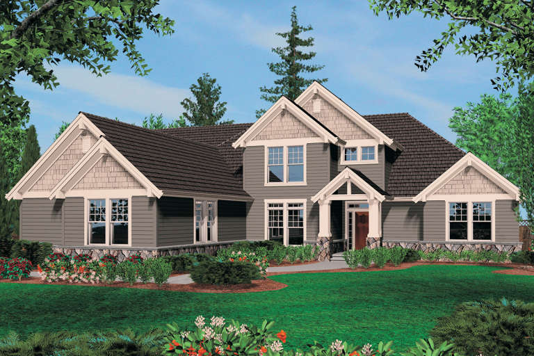 House Plan House Plan #12313 Front Elevation