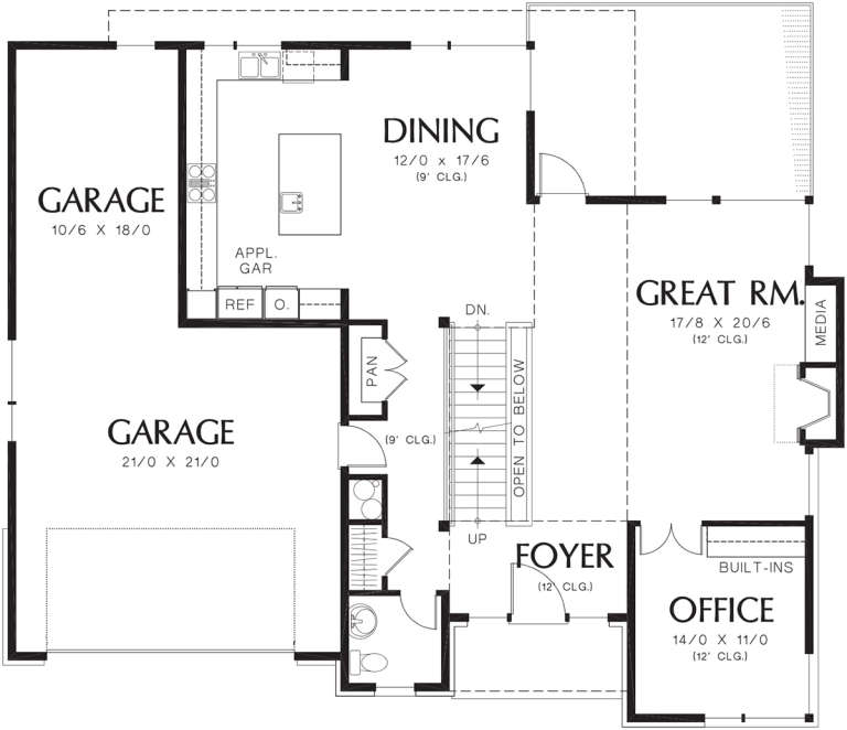 House Plan House Plan #12343 Drawing 1