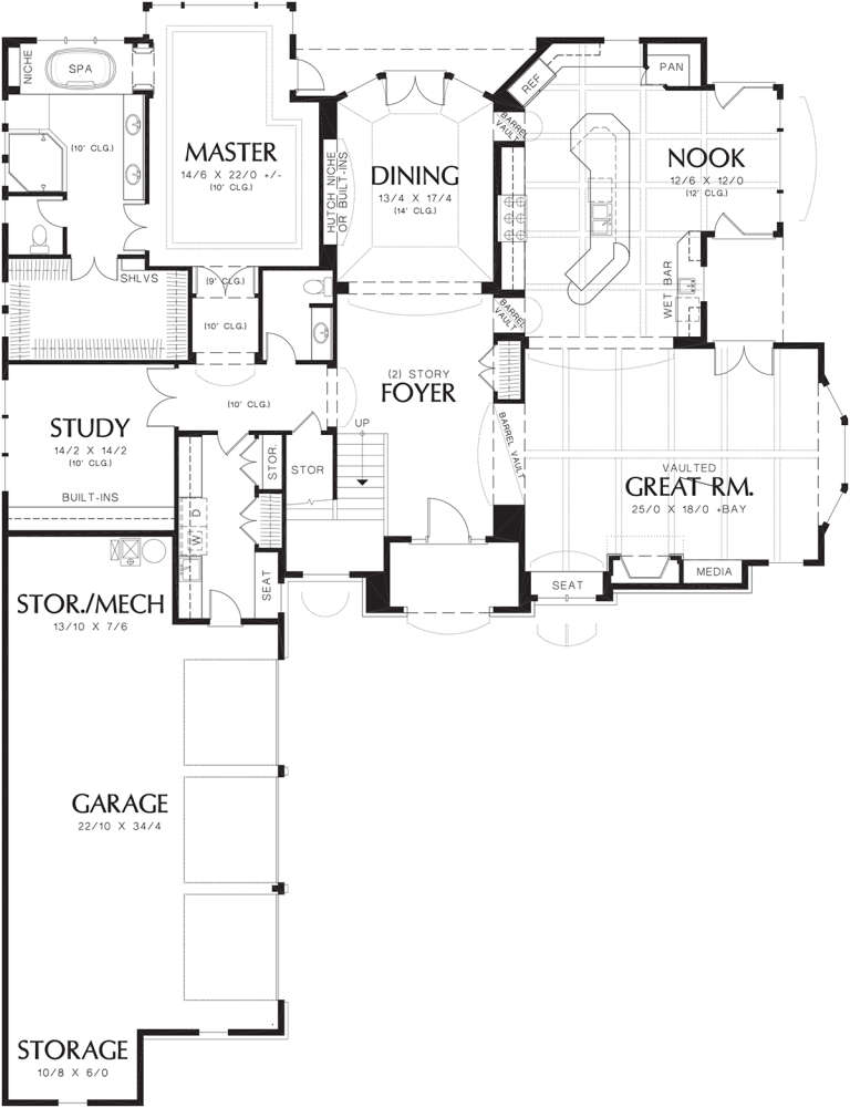 House Plan House Plan #12383 Drawing 1