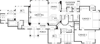 Main Floor  for House Plan #2559-00601