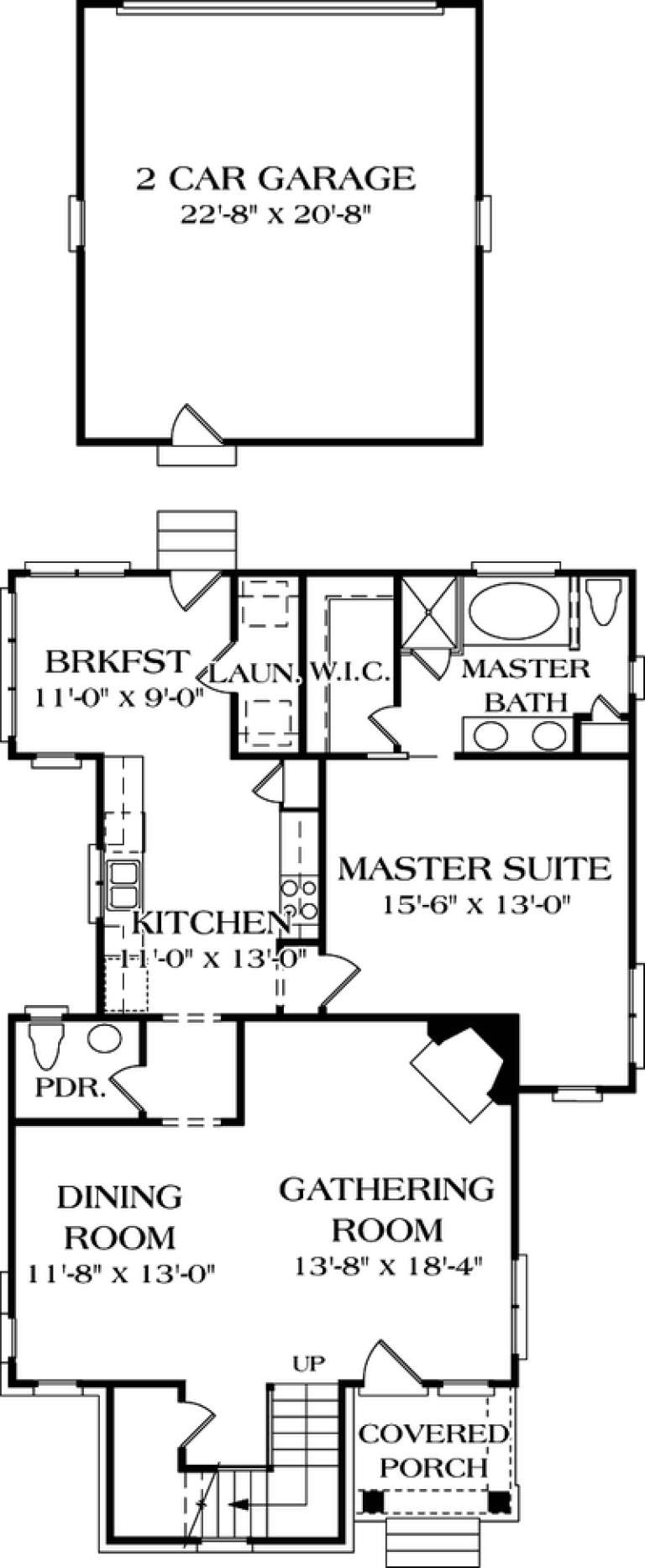 House Plan House Plan #12516 Drawing 1