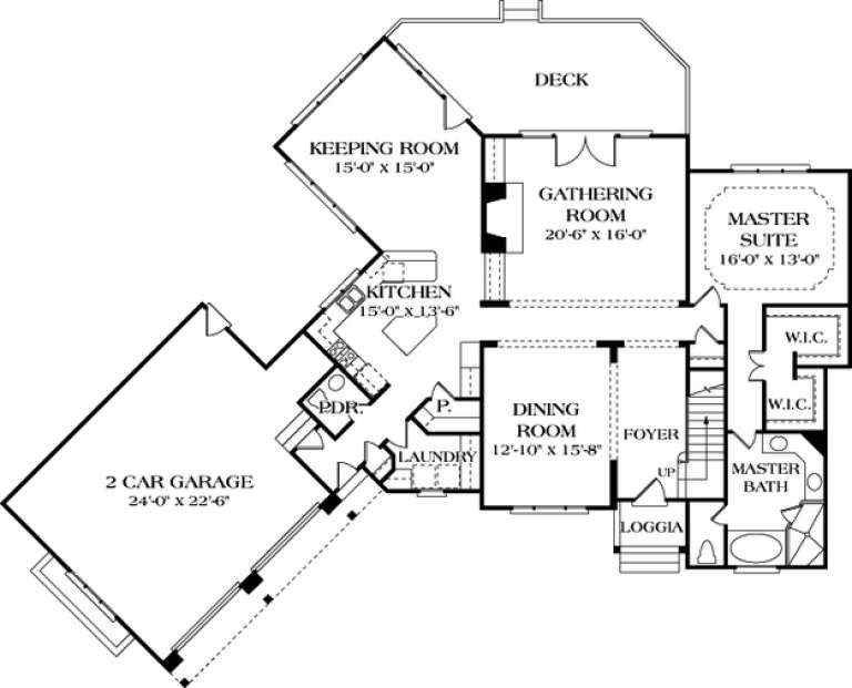 House Plan House Plan #12695 Drawing 1