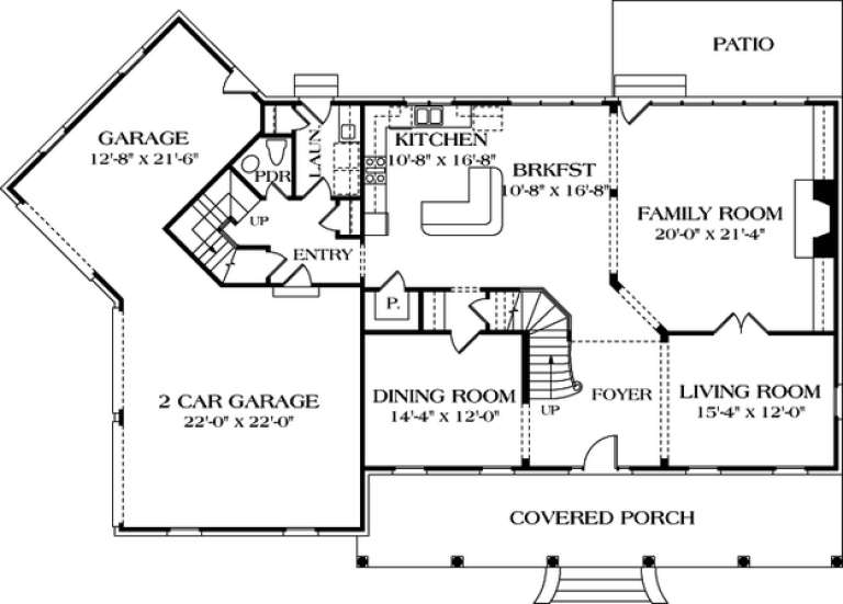 House Plan House Plan #12778 Drawing 1