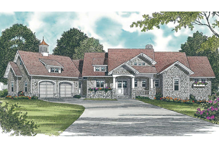 House Plan House Plan #12801 Front Elevation