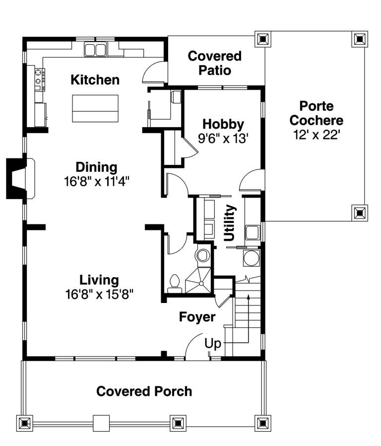 House Plan House Plan #12919 Drawing 1