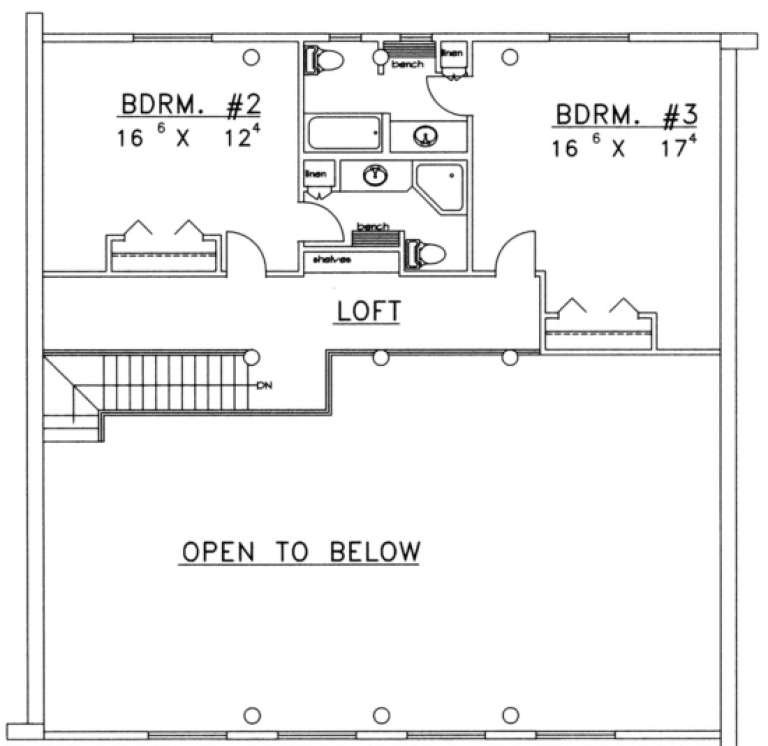 House Plan House Plan #1293 Drawing 2