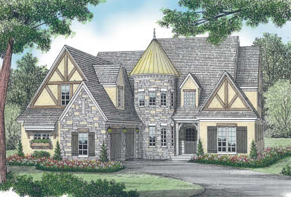Tudor House Plan #3323-00454 Elevation Photo