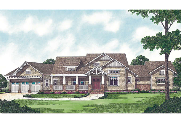 House Plan House Plan #13025 Front Elevation