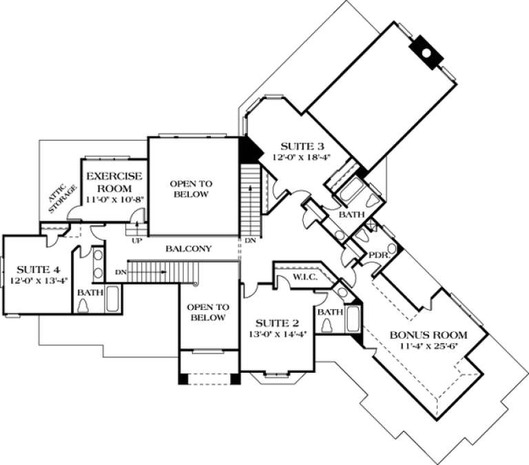House Plan House Plan #13038 Drawing 2