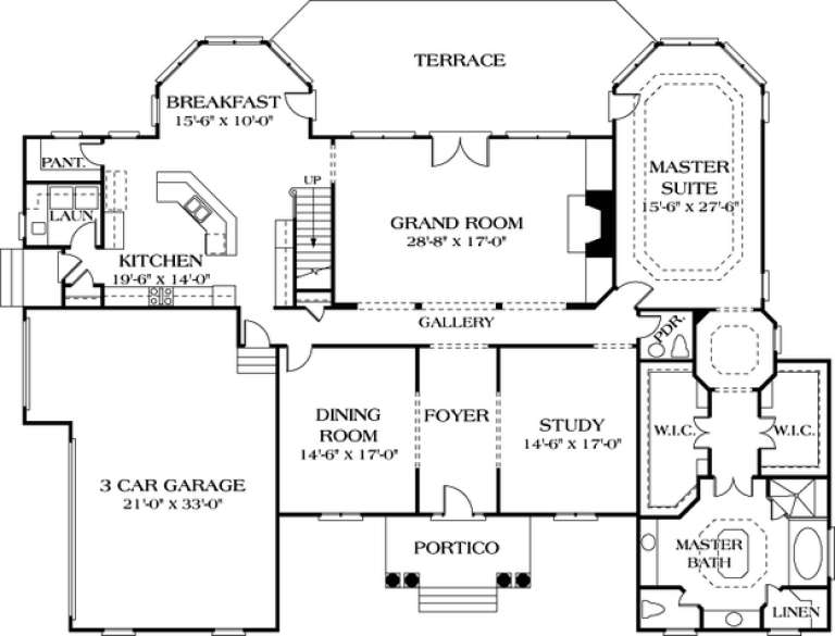 House Plan House Plan #13040 Drawing 1