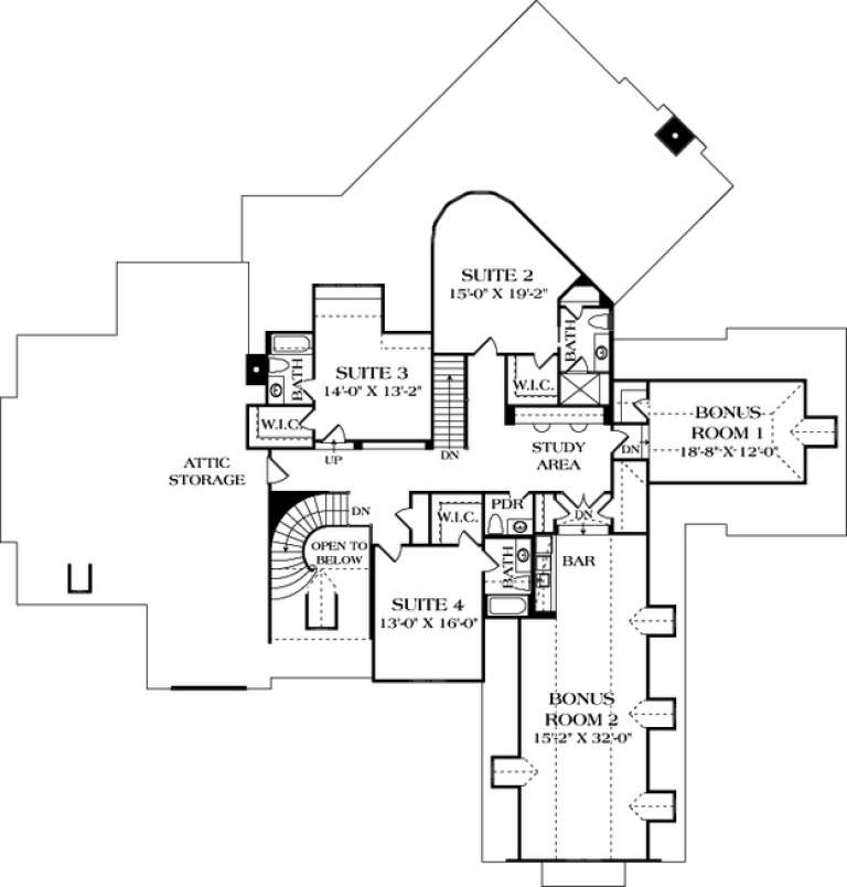 House Plan House Plan #13070 Drawing 2