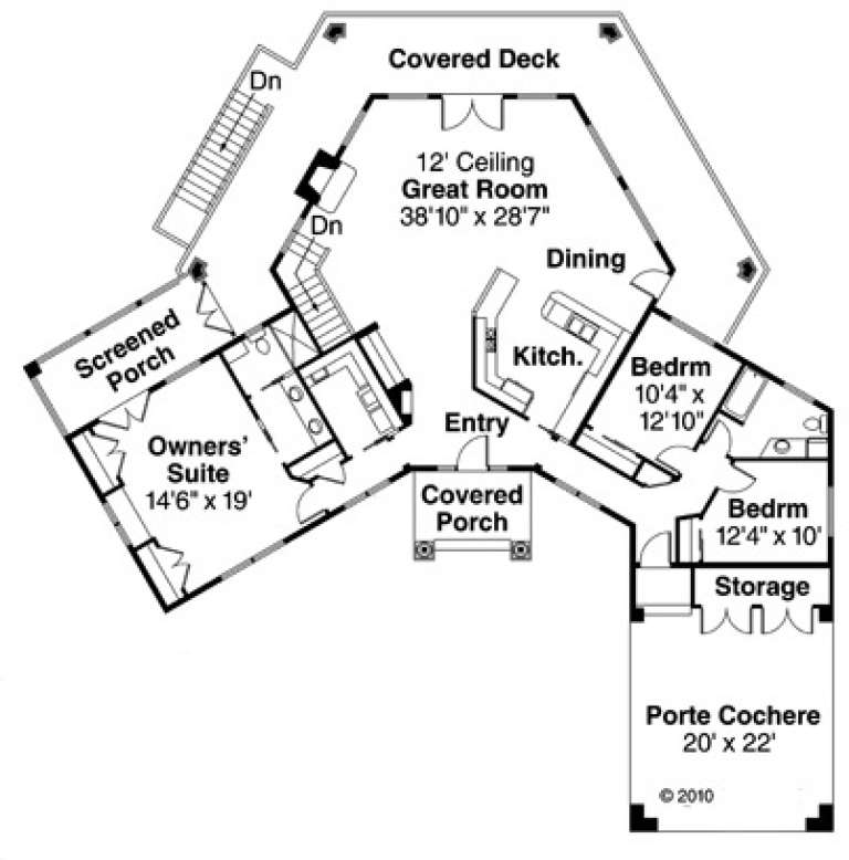 House Plan House Plan #13438 Drawing 1