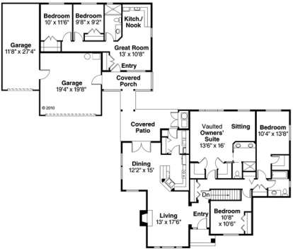 Floor Plan for House Plan #035-00566