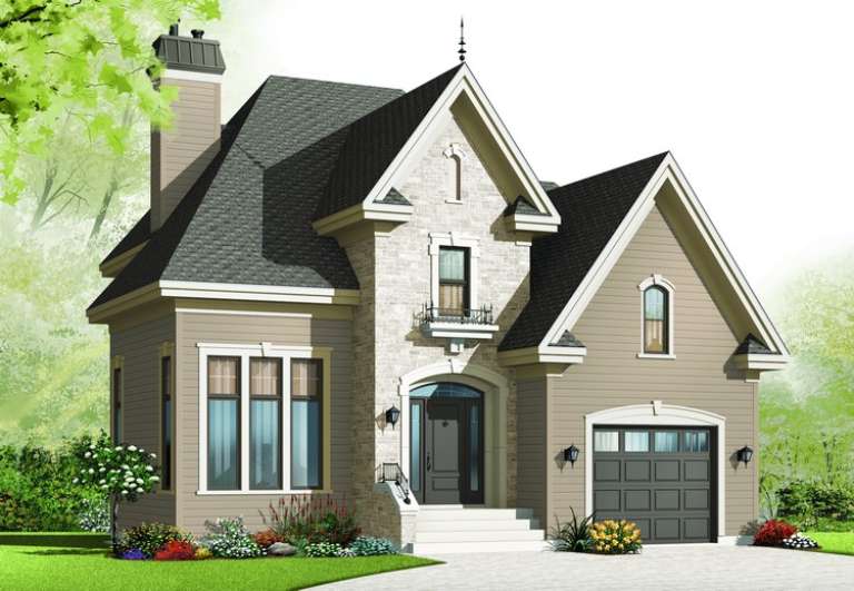 House Plan House Plan #13589 Front Elevation
