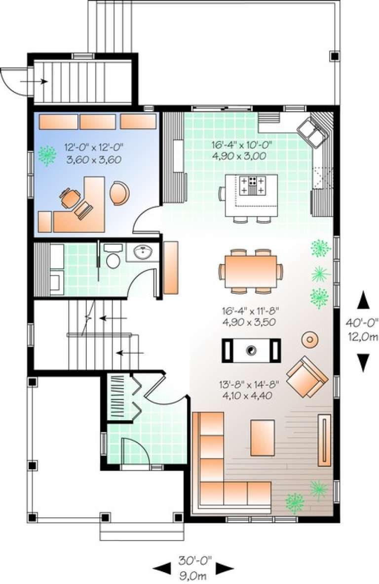 House Plan House Plan #13632 Drawing 1