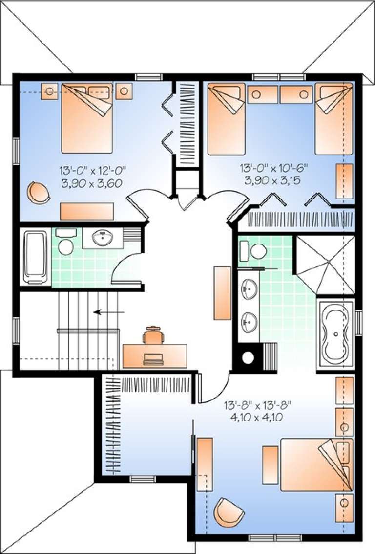 House Plan House Plan #13632 Drawing 2