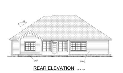 Traditional House Plan #4848-00003 Elevation Photo