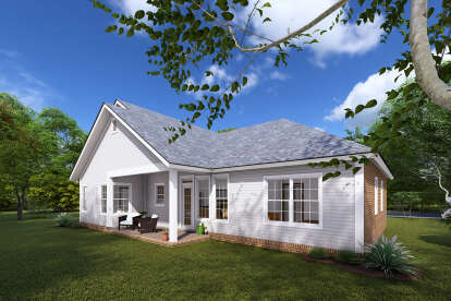 Ranch House Plan #4848-00030 Elevation Photo