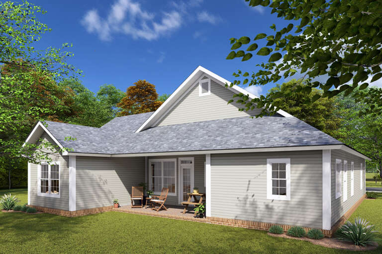 Bungalow Plan: 1,339 Square Feet, 3 Bedrooms, 2 Bathrooms - 4848-00064