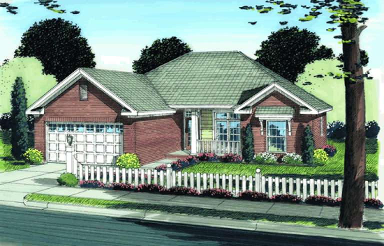 House Plan House Plan #13737 Front Elevation