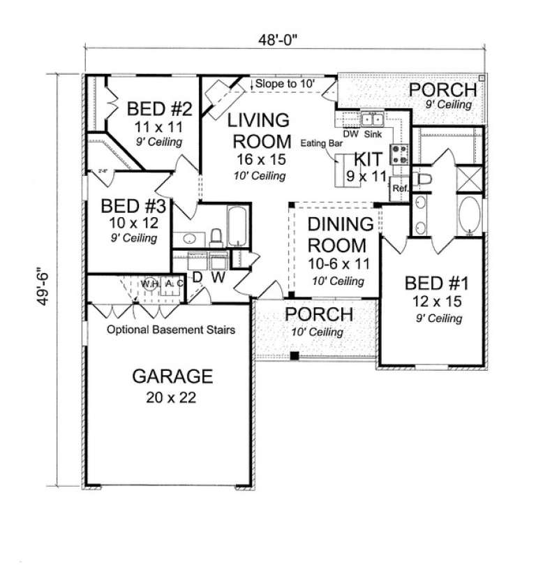 House Plan House Plan #13737 Drawing 1