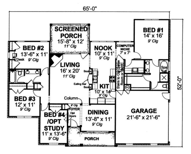 House Plan House Plan #13796 Drawing 1