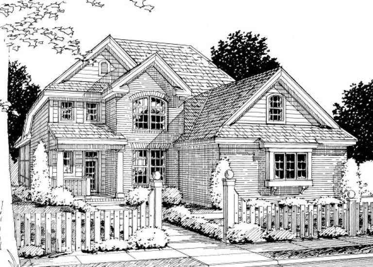 House Plan House Plan #13858 Front Elevation