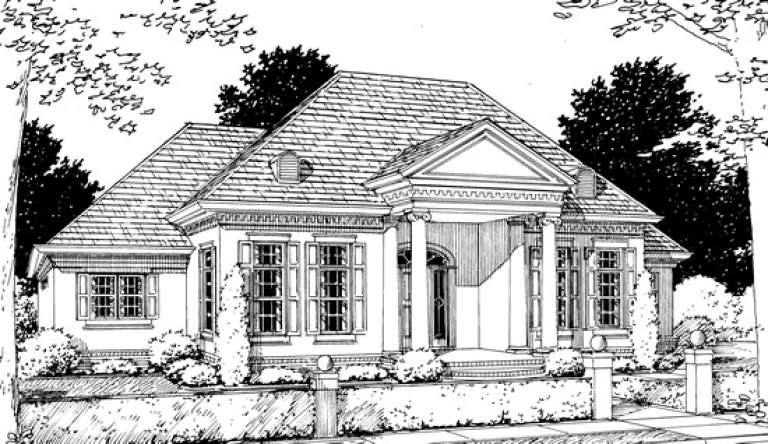 House Plan House Plan #13915 Front Elevation