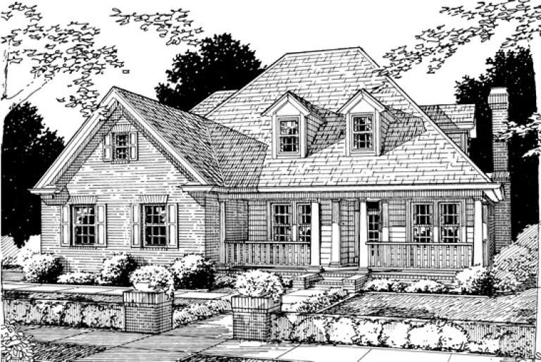 House Plan House Plan #13920 Front Elevation