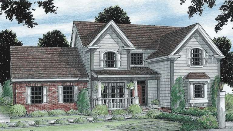 House Plan House Plan #13947 Front Elevation