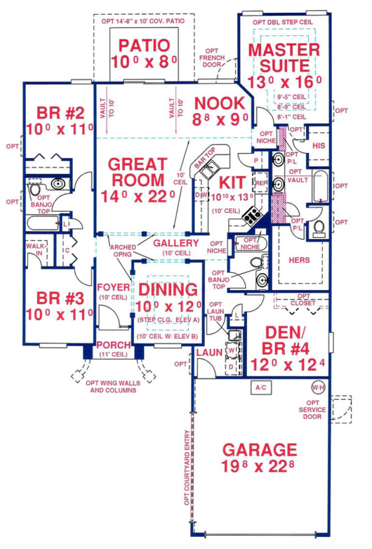 House Plan House Plan #14011 Drawing 1