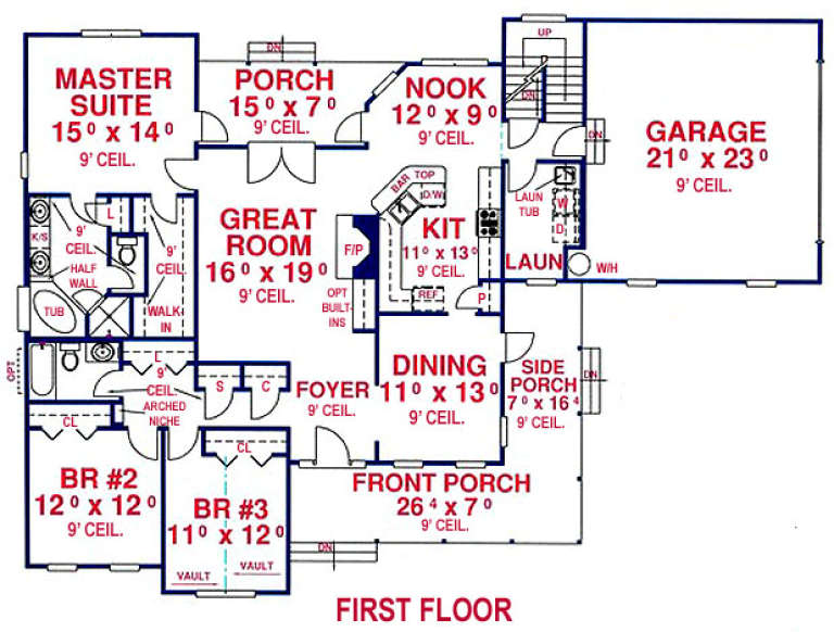 House Plan House Plan #14103 Drawing 1