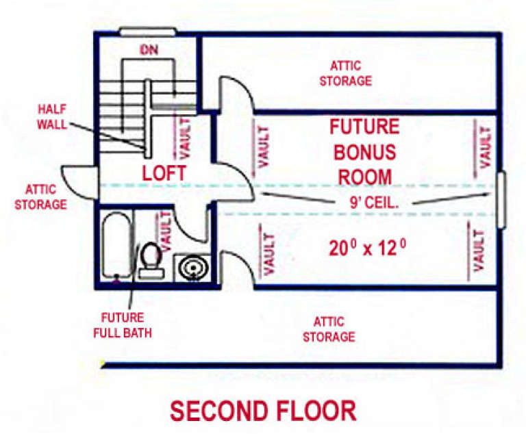 House Plan House Plan #14103 Drawing 2